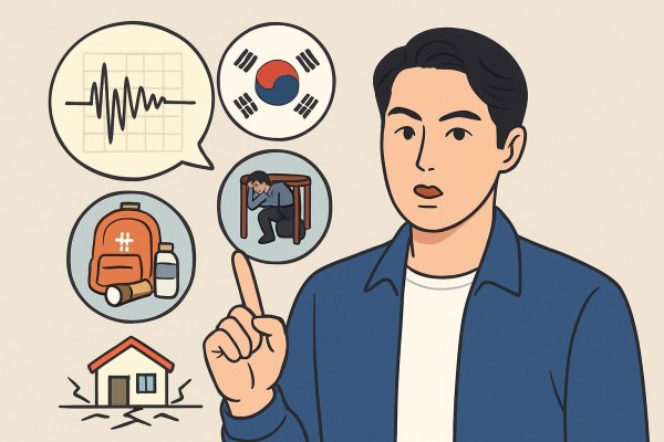 지진 대비 이미지