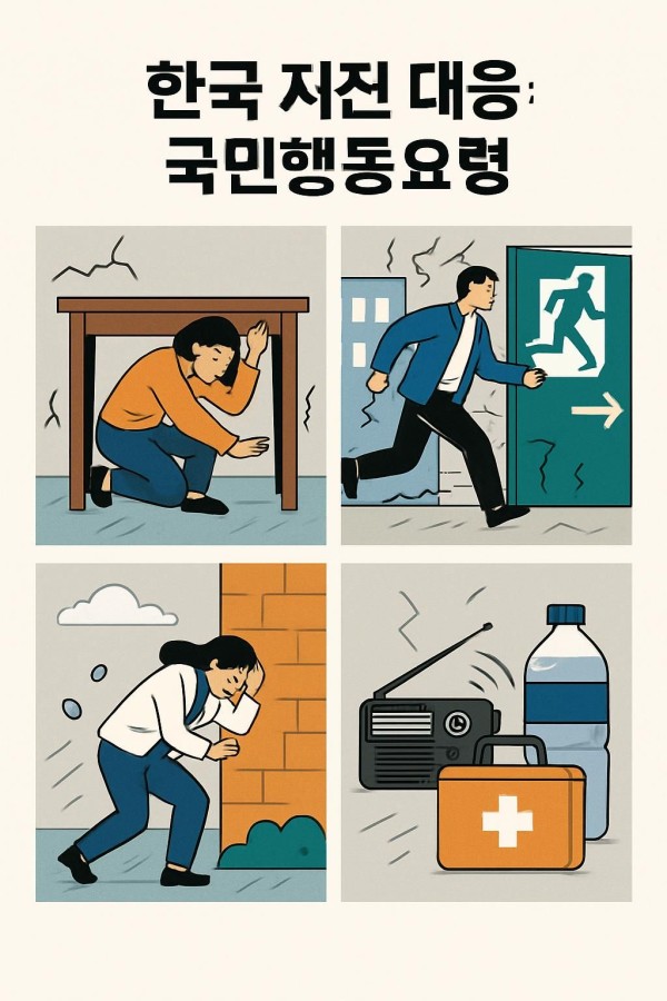 지진 대비 이미지